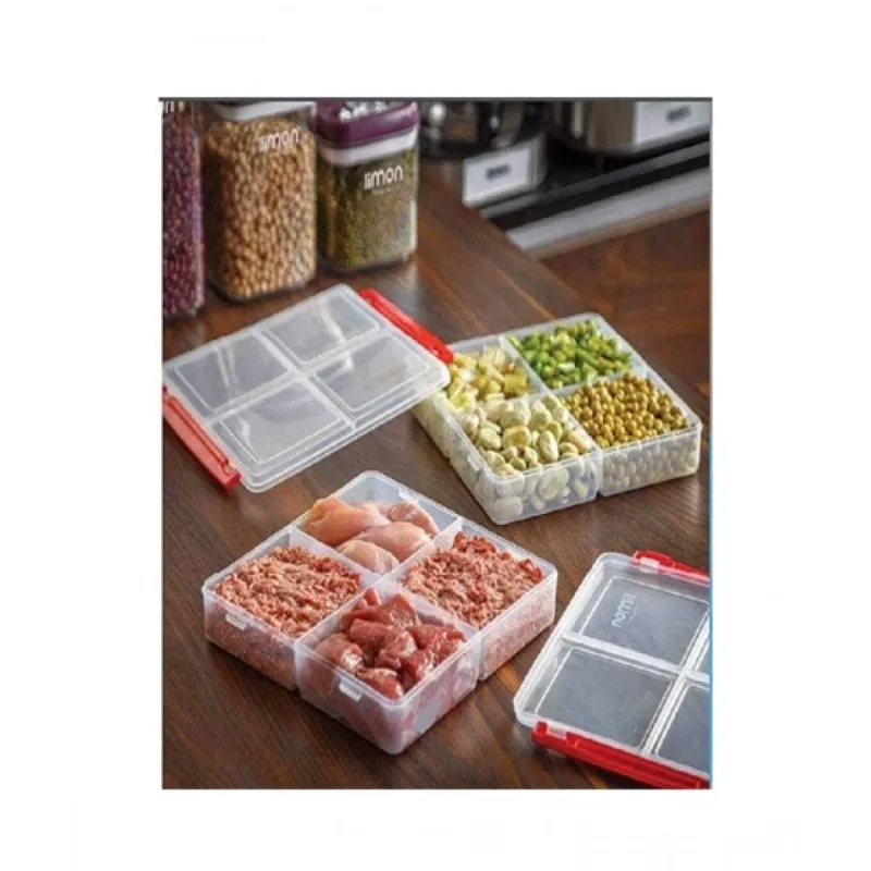 4-Section Food Storage Box 