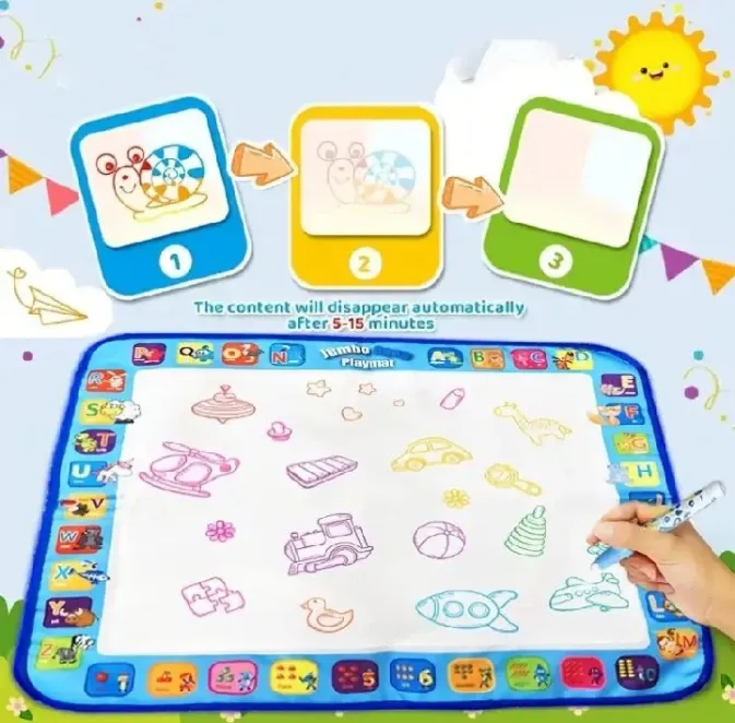 Magical Aqua Doodle Water Canvas Mat For Kids