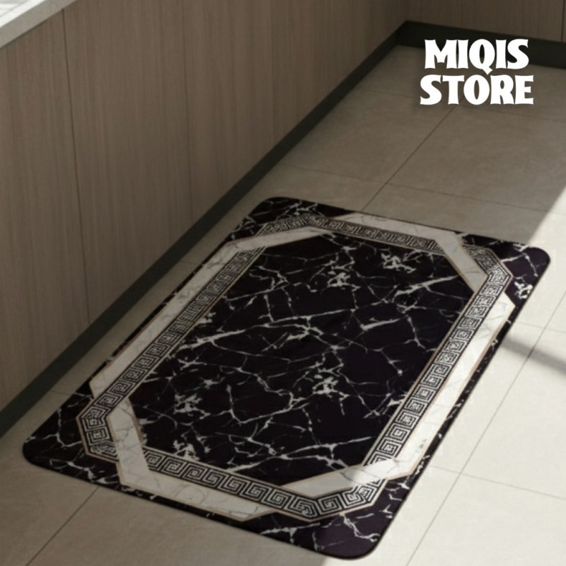 Anti Slip Water Absorbent Runner With Mat (Large Design 37)