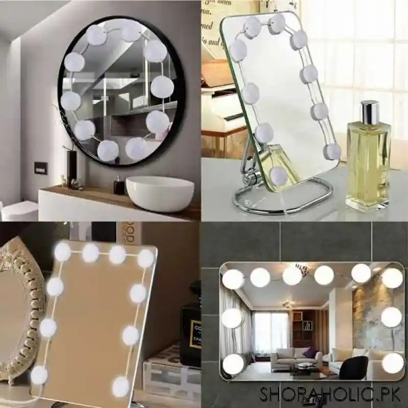 10 LED Vanity Mirror Lights Kit