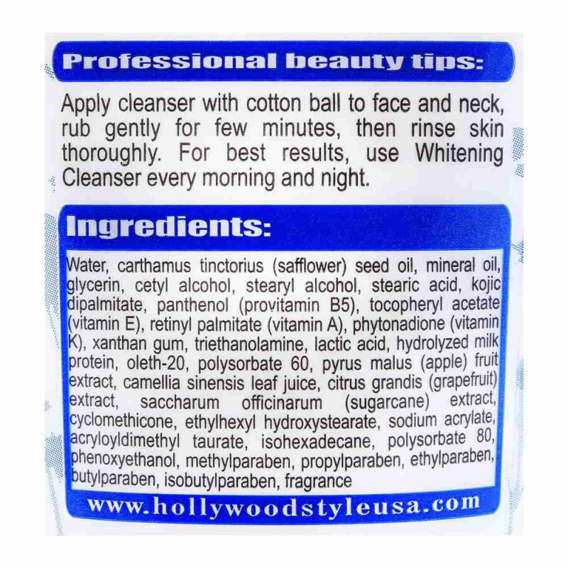 Hollywood Style Facial Whitening Cleanser 150ml