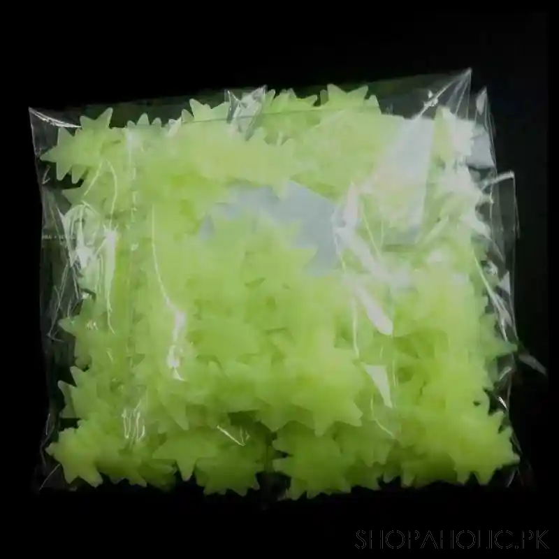 100pc 3D Glowing Stars In The Dark