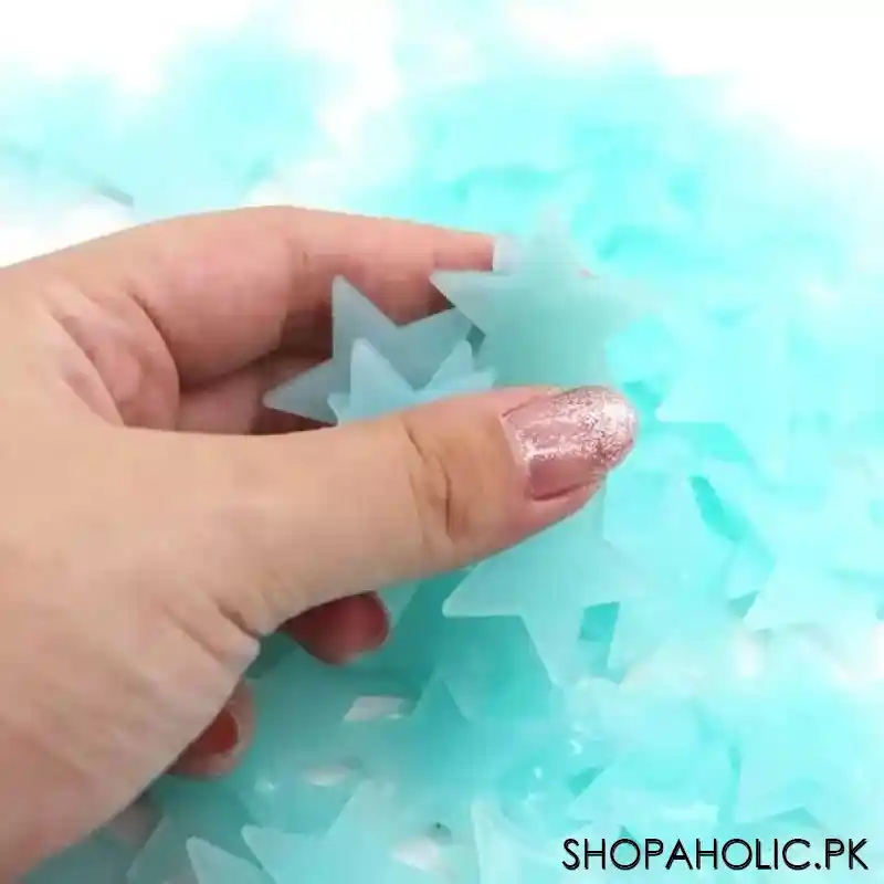 100pc 3D Glowing Stars In The Dark