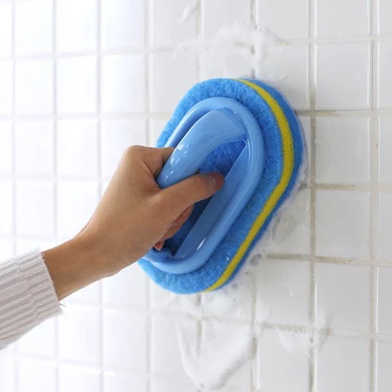 Handle Cleaning Sponge Brush