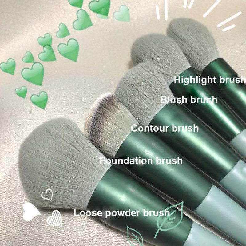 13-Piece Soft Makeup Brush Set