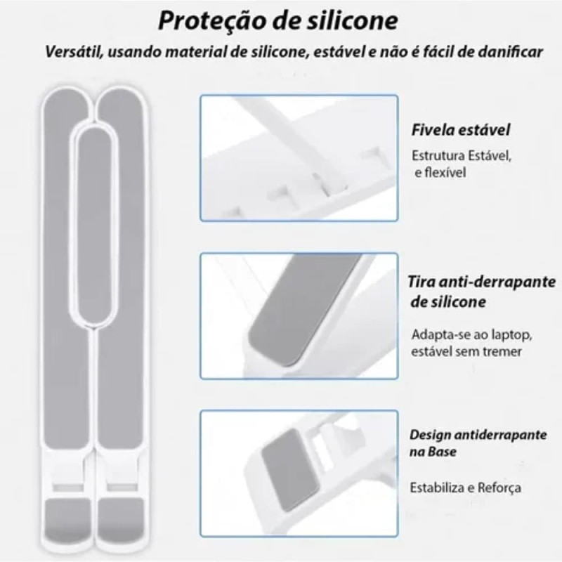 Ergonomic Adjustable Laptop Stand - Elevate Your Workspace