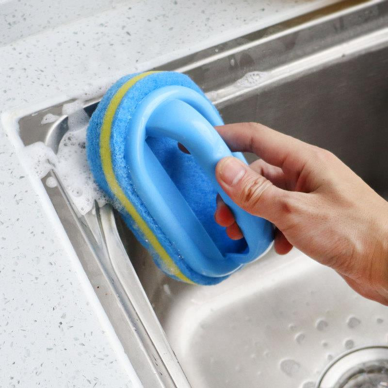 Handle Cleaning Sponge Brush