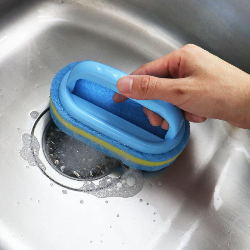 Handle Cleaning Sponge Brush