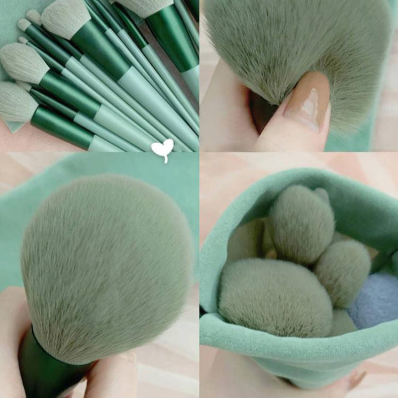 13-Piece Soft Makeup Brush Set