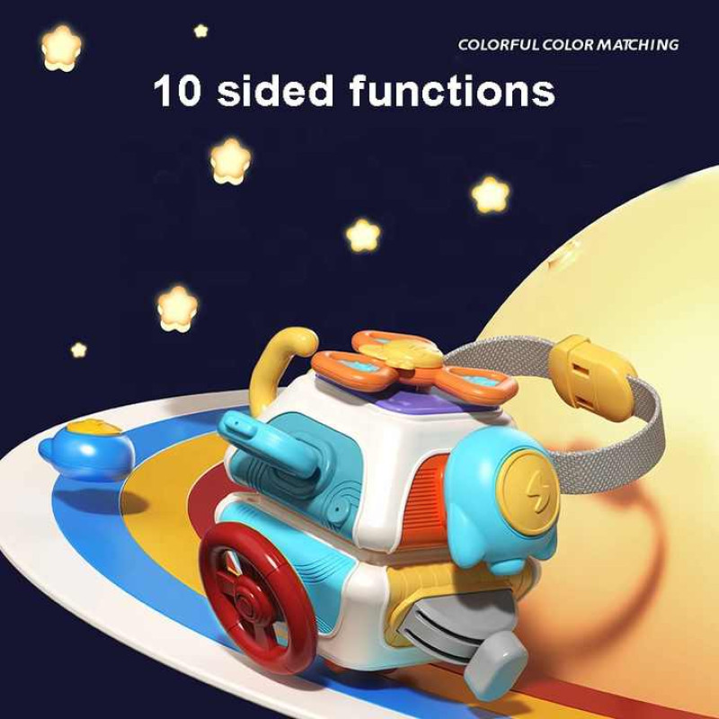 10 in 1 Montessori Sensory Busy Learning Cube