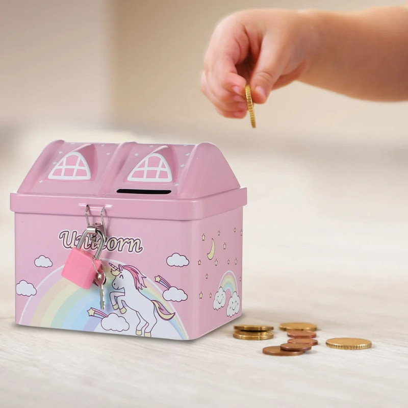 Cute House Shape Money Box