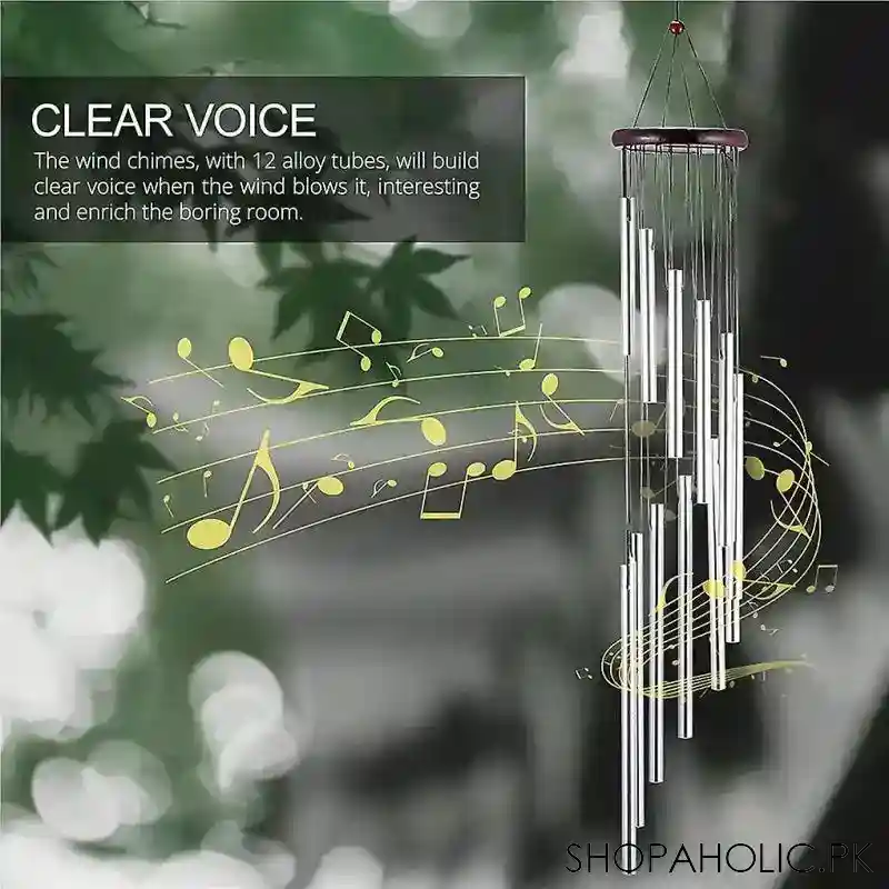 12 Tubes Metal Musical Wind Chimes
