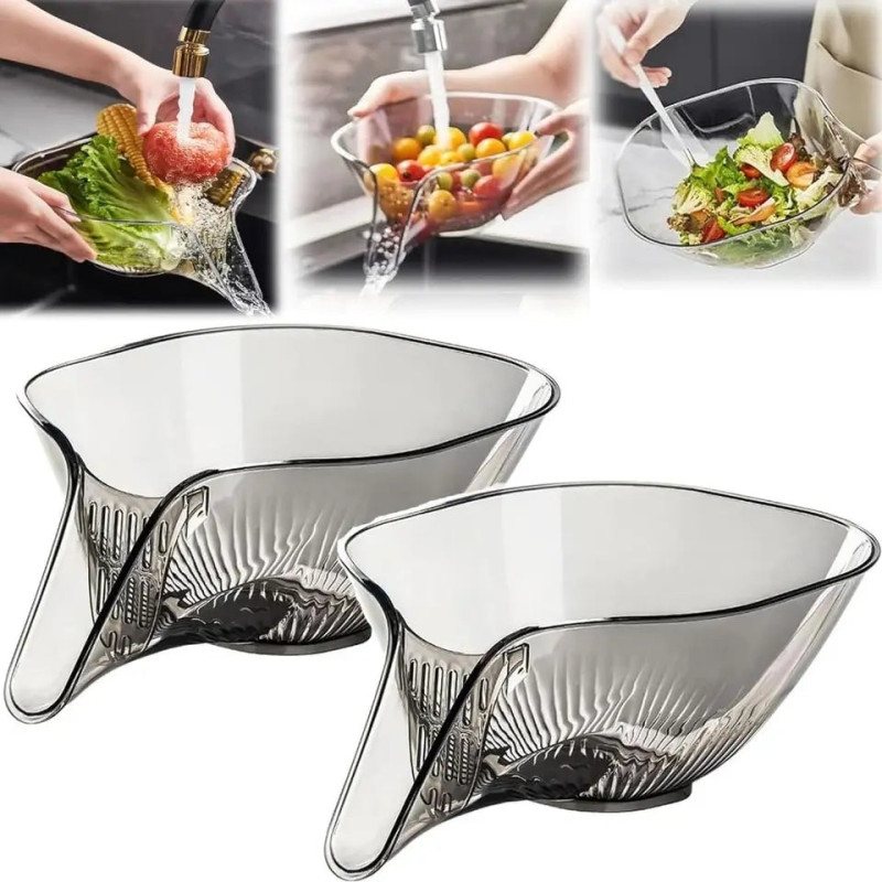 Acrylic Drain Bowl (Random Colours)