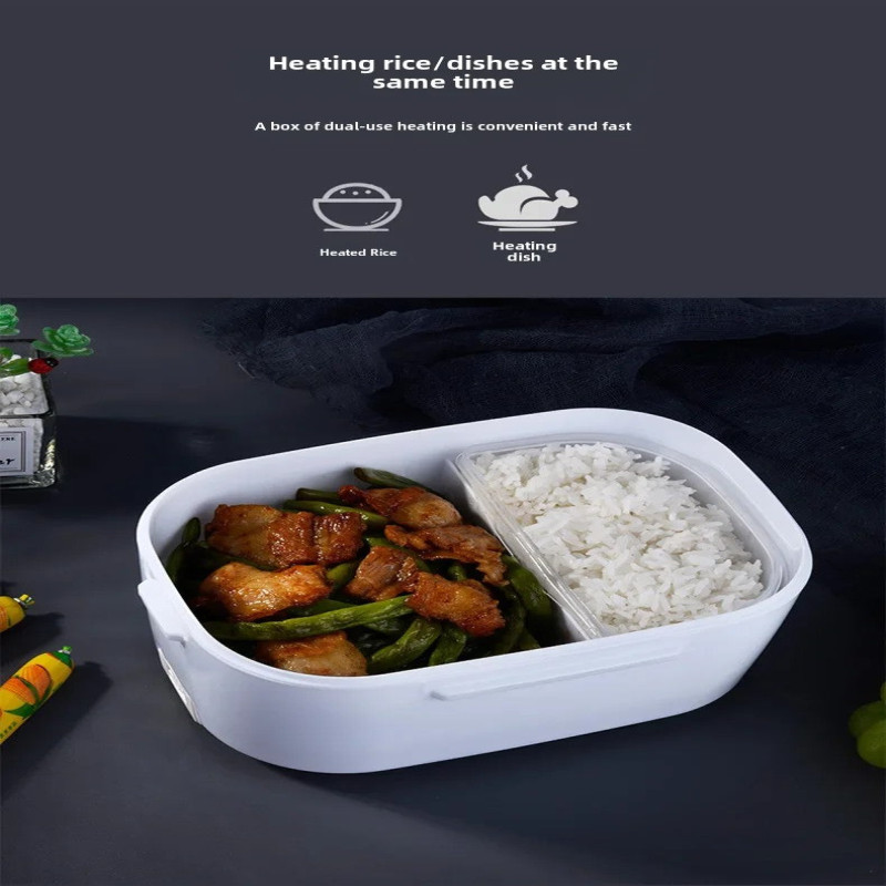 Portable Rechargeable Electric Lunch Box Heated Insulated Lunch Box