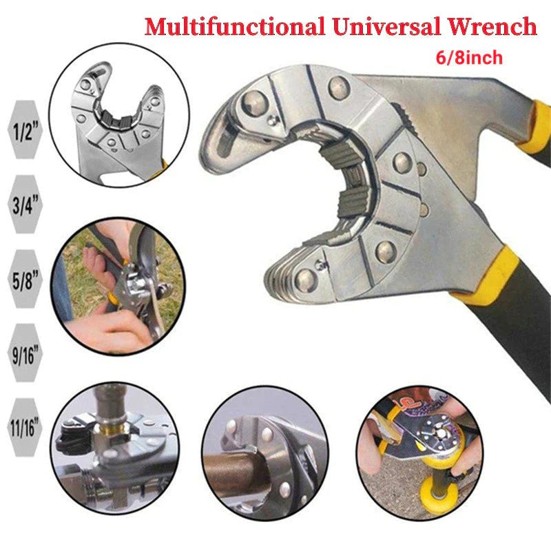 14 in 1 Adjustable Universal Clamp Wrench