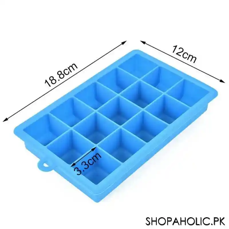 15 Grids Big Ice Cube Tray Square Shape Mold