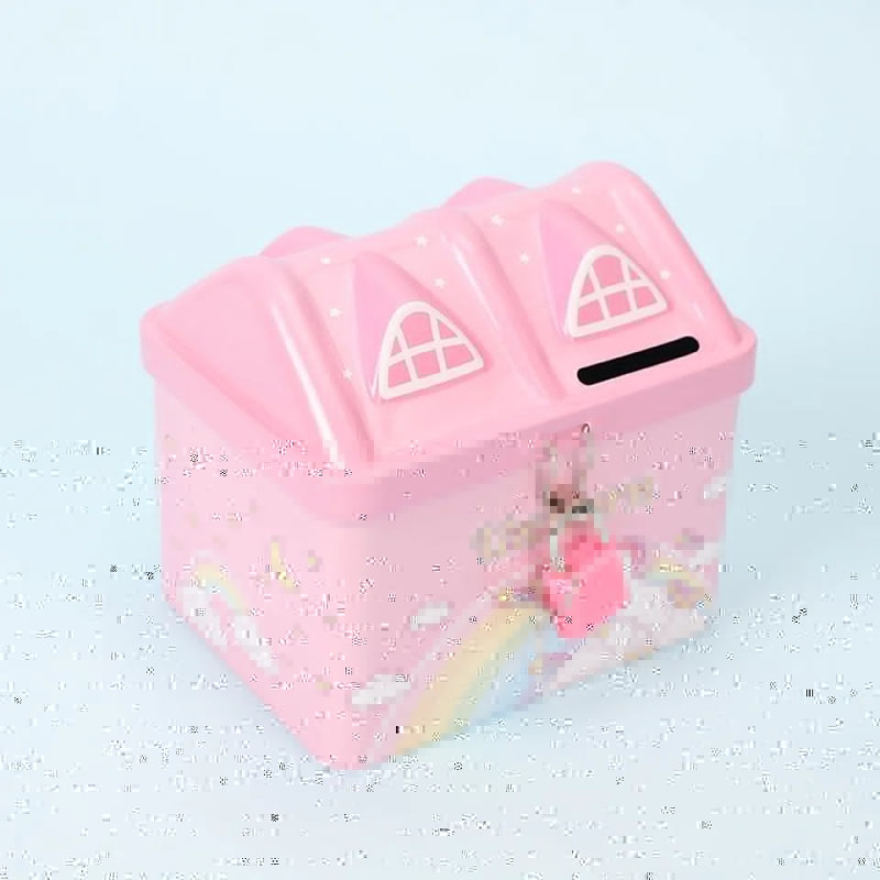Cute House Shape Money Box