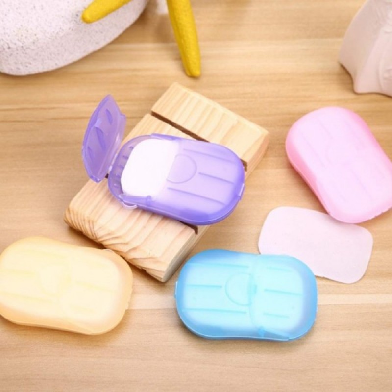 Pack Of 10 Portable Disposable Paper Soap