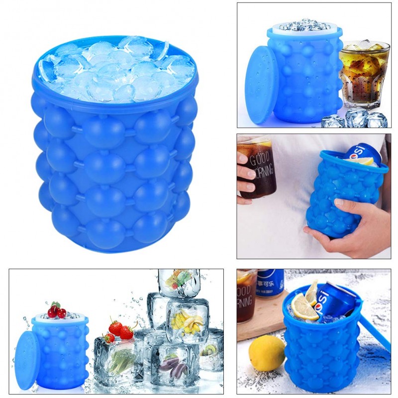 Silicone Ice Tray Bucket