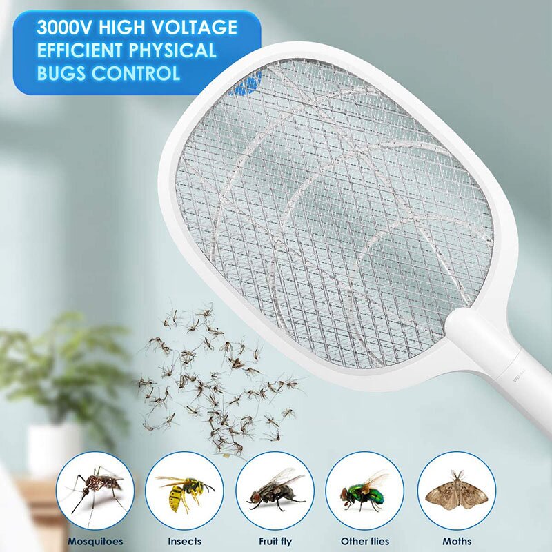 2-In-1 Electric Swatter & Night Mosquito Killing Lamp
