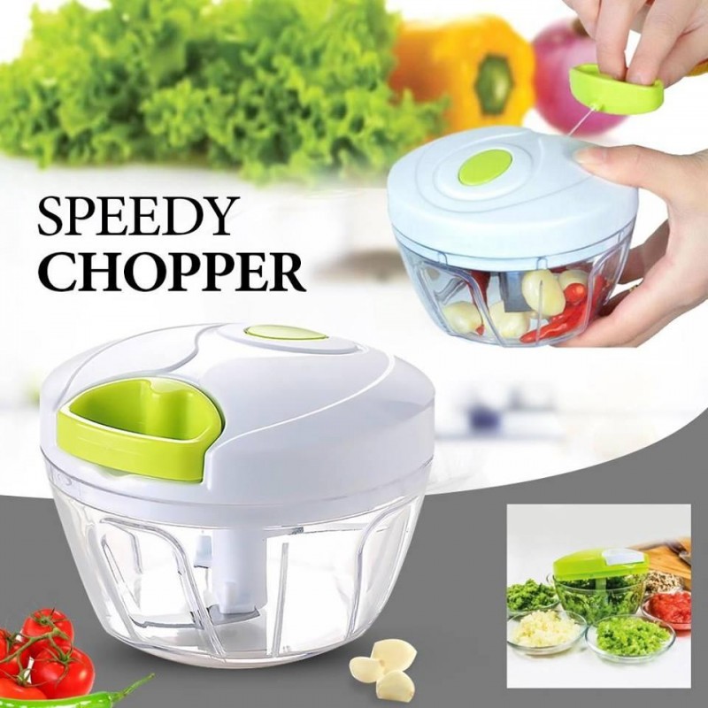 Manual Chopper Hand Pull Type Vegetable and Meat Turbo Cutter