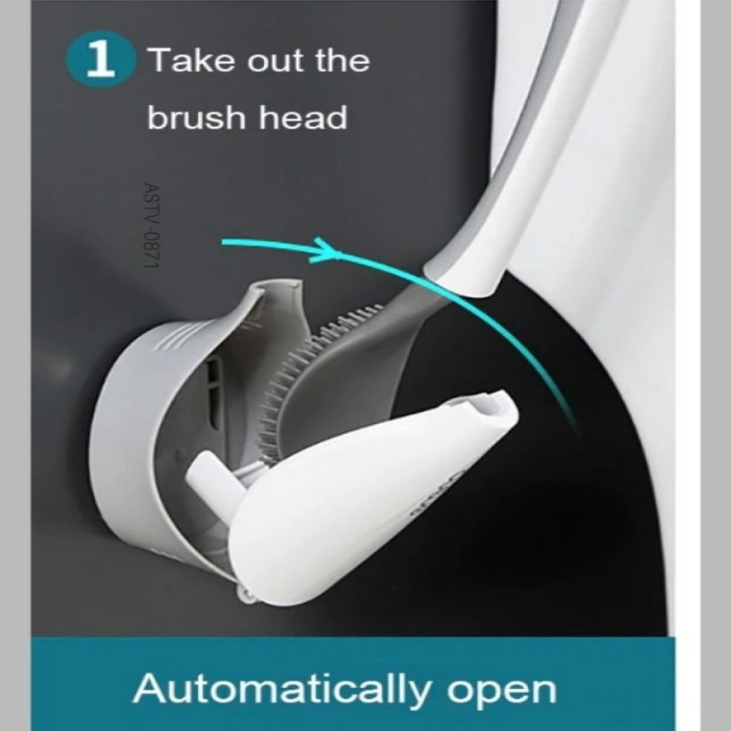 Bathroom Toilet Brush Wall Mounted