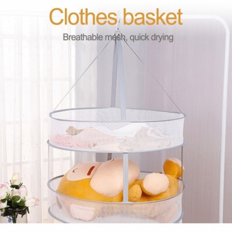 Foldable Pop Up Mesh Easy Open Laundry