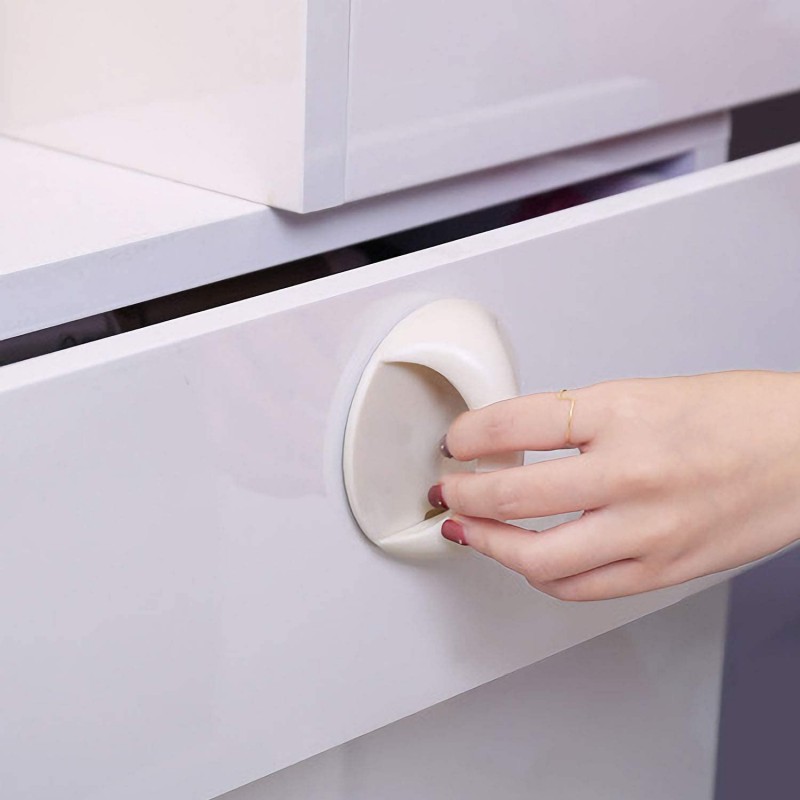 Pack of 5 Self-adhesive Safety Door Handle Cabinet