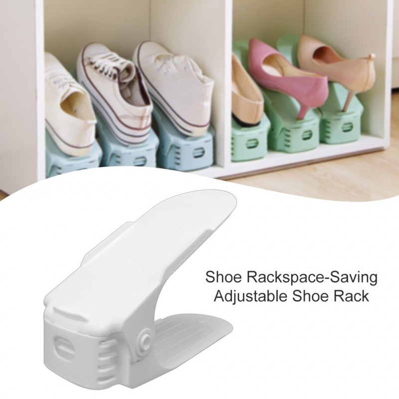 Shoe Slots Space Saver Adjustable Shoe Organizer