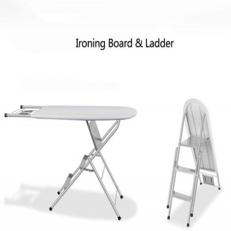 Folding Ironing Board Ladder Multi-functional with 3-Steps Ladder