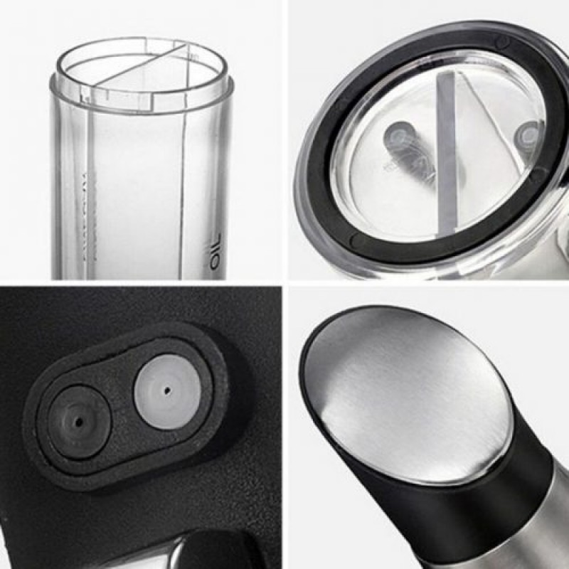 Oil Vinegar Pump Sprayer Dispenser 2 in 1 Olive Oil Vinegar Dispenser Pump Sprayer