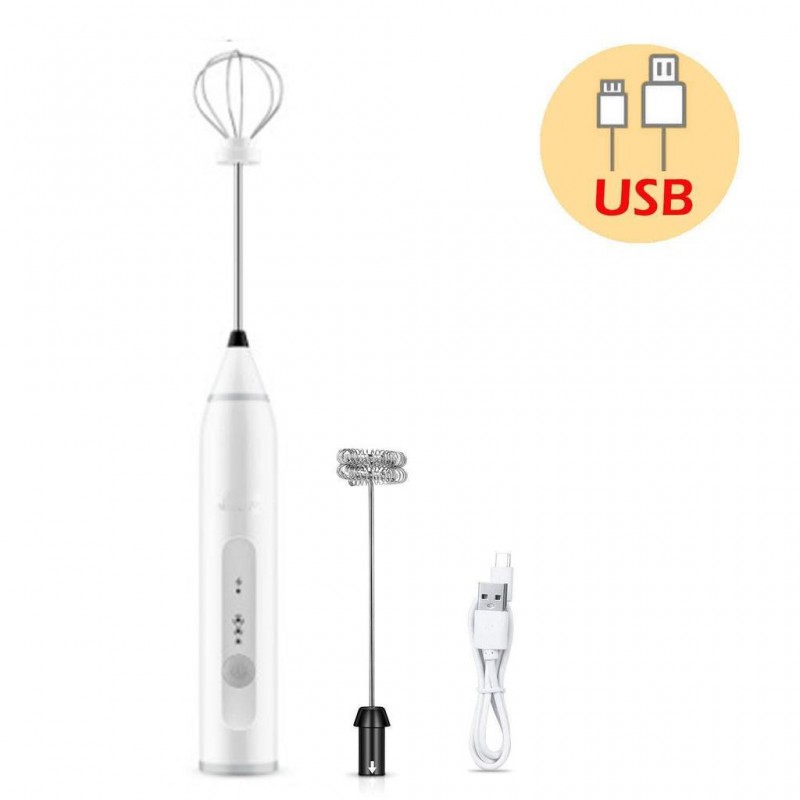 USB Milk Frother Portable Foam Coffee Maker Egg Beater Chocolate