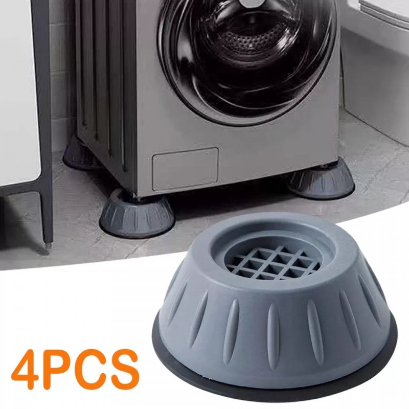 4Pcs Anti Vibration Feet Pads Washing Machine Rubber Mat Anti-Vibration Pad Dryer Non-Slip Universal Fixed Washing Machine Stand
