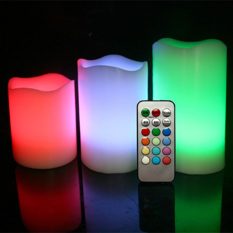 Luma Candles LED Color Changing Candles With Remote