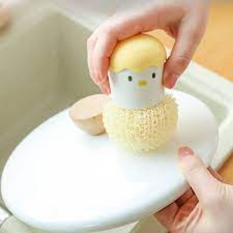 Cute Eggshell Kitchen Cleaning Brush