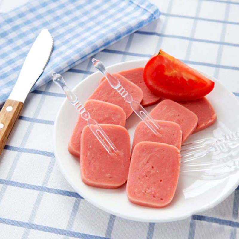 Plastic Fruit Forks 50 Pcs For Party