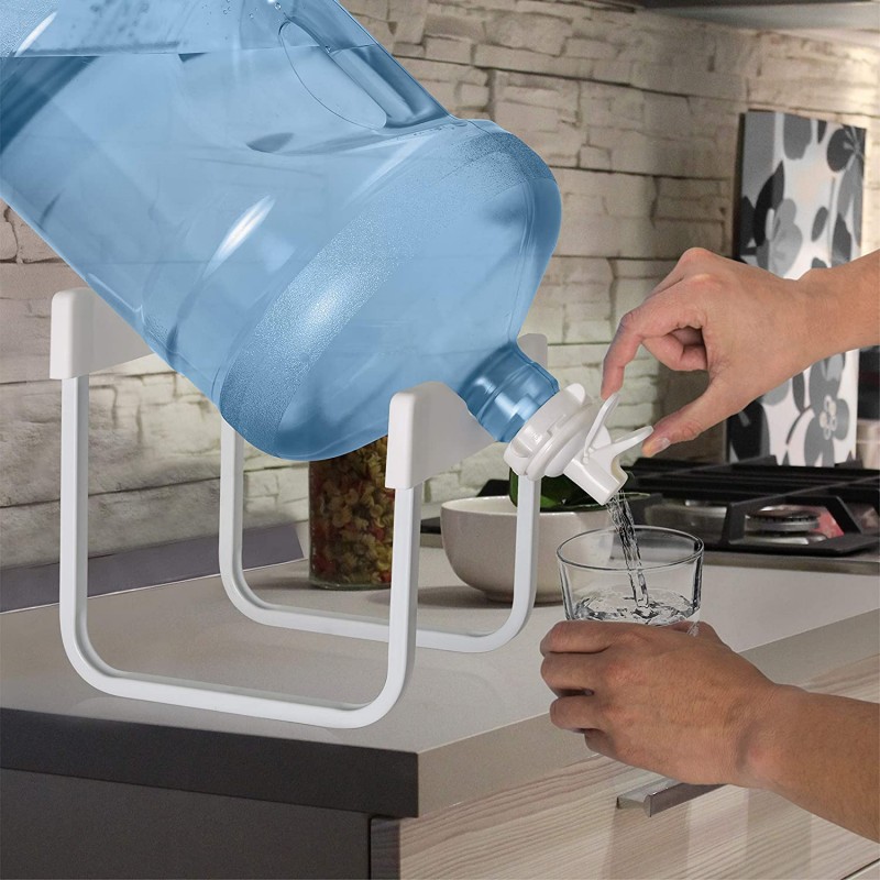 Foldable 19 Liters Water Bottle Stand Rack With Nozzle