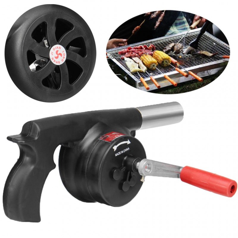 New Manual Barbecue Blower BBQ Fan for Outdoor Camping Party