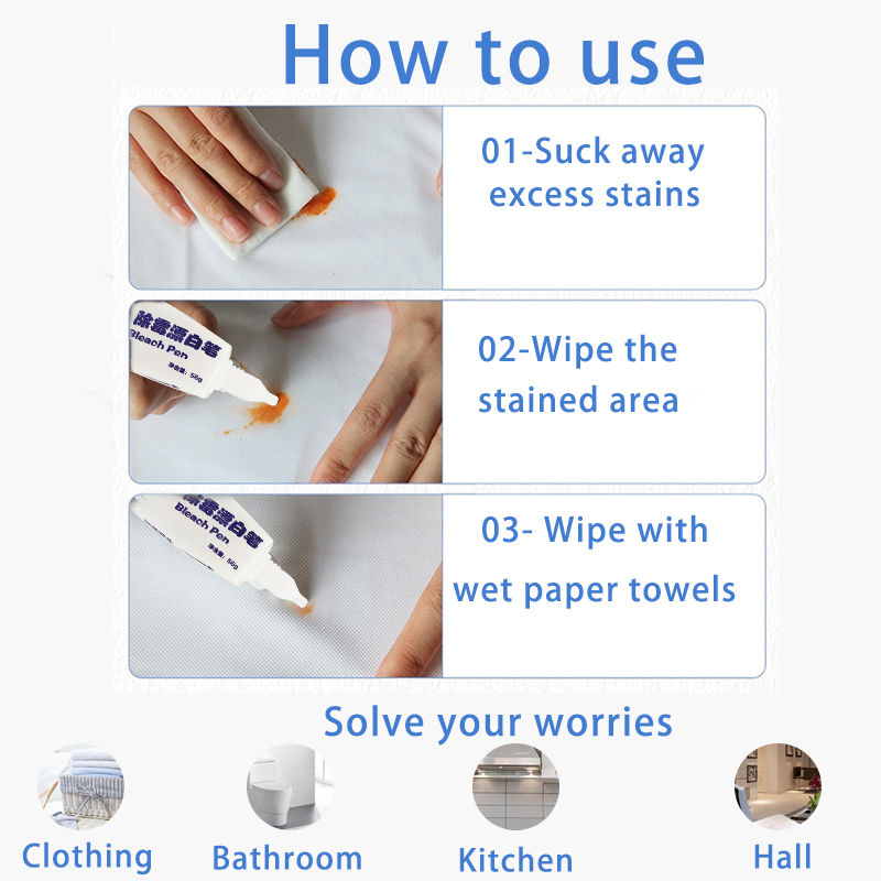 New Household Deep Down Wall Mold Mildew Remover Cleaner Laundry Stain Remover Pen