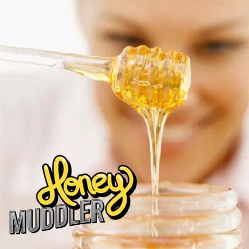 (Set of 2) Acrylic Honey Muddler and Spoon