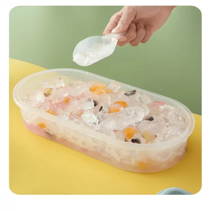 62 Ice Cubes Ice Cube Tray Mold Ice Maker With Lid and Box
