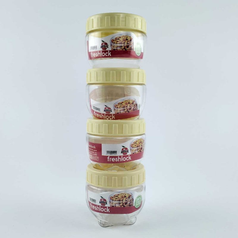 (Pack of 4) Fresh Lock Masala Container