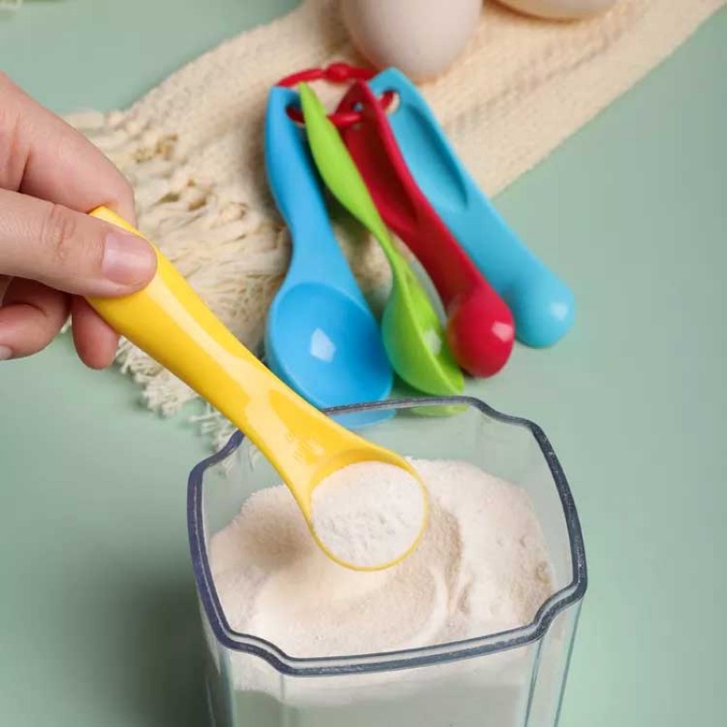 (Set of 5) Plastic Measuring Spoons