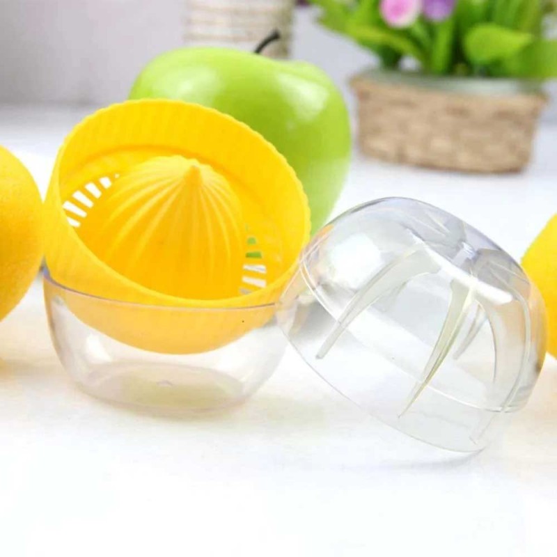 Manual Lemon Matic Juice Extractor Mini Device *(Size 8.5 x 7 cm)