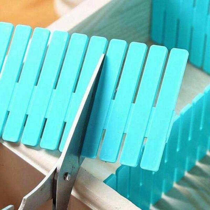 Adjustable 4pcs of Drawer Organizer Drawer Separator Underwear Socks Storage Organizer