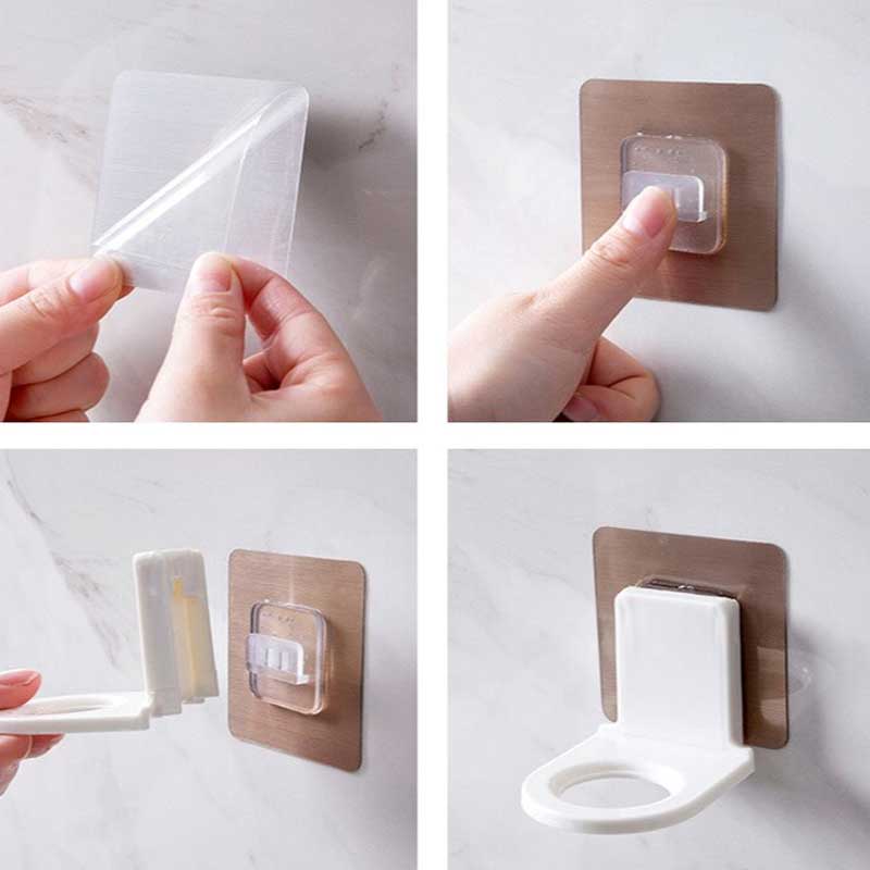 Multifunctional Bottle Hanging Wall Soap Soap Shower Gel Bottle Holder, Shampoo Holder Hook, Hand Soap Detergent Shelf Bathroom Kitchen Accessories
