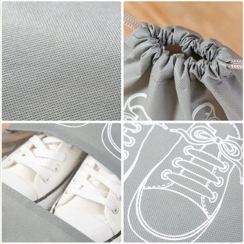 Pack of 10 New Travel Shoes Storage Bag