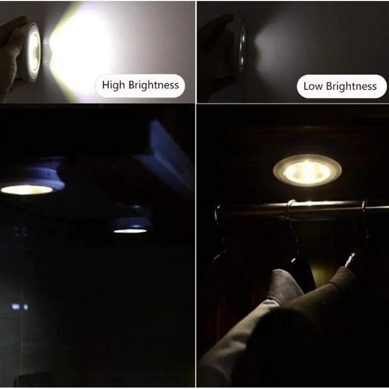 Set Of 3 LED Lamps With Remote Control, Battery Operated Multi Purpose