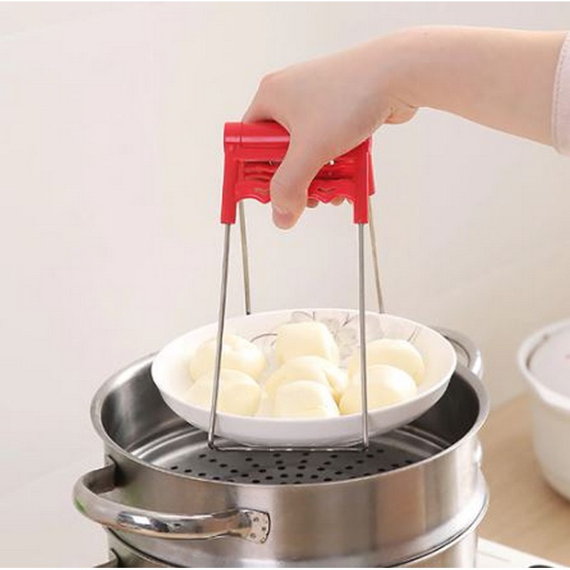 Multifunction Stainless Steel Bowl Clip Anti-Hot Pot Holder Handle