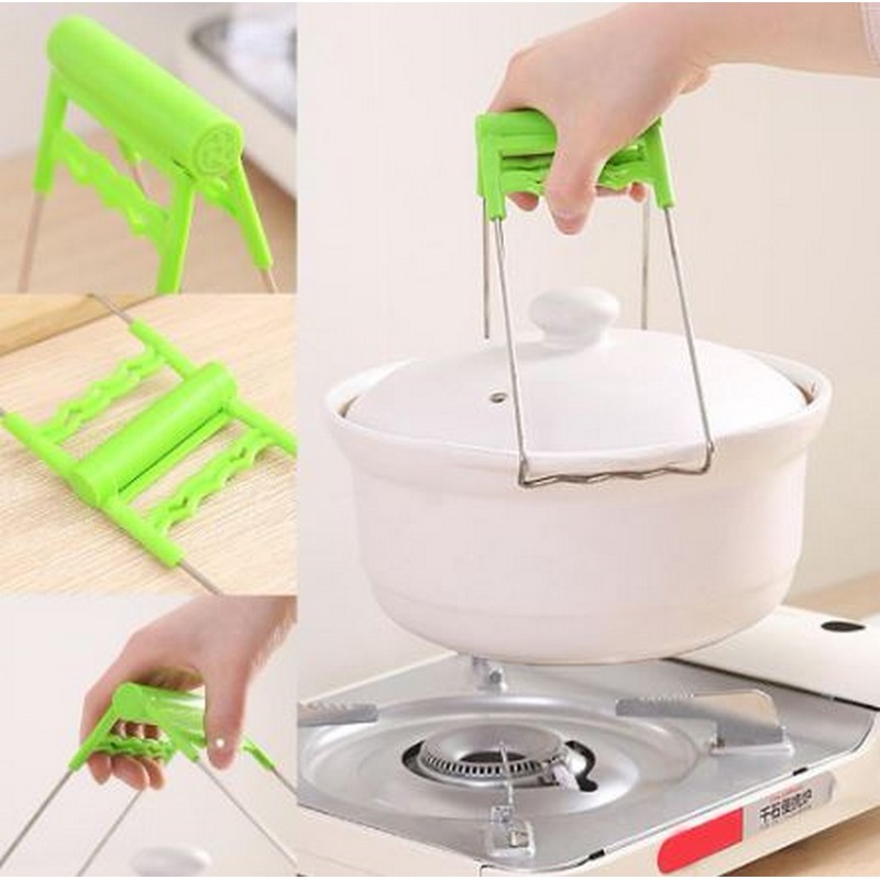 Multifunction Stainless Steel Bowl Clip Anti-Hot Pot Holder Handle